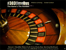 Tablet Screenshot of 303limobus.com